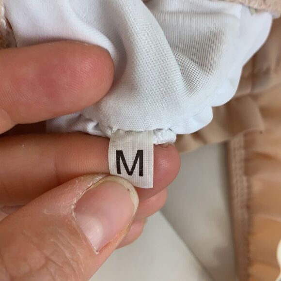 Ruffle Bandeau Bikini With High Waisted Bottom - Picture 6 of 9